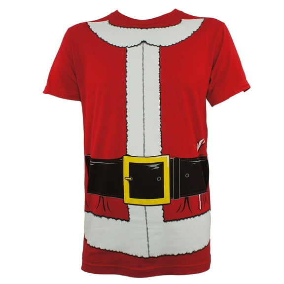 Santa Claus Men's Holiday Costume T-Shirt Red S