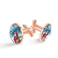 thumbnail image 1 of Santa Claus Men's Stainless Steel Cufflinks for Suit and Tie Formal Occasions, 1 of 6