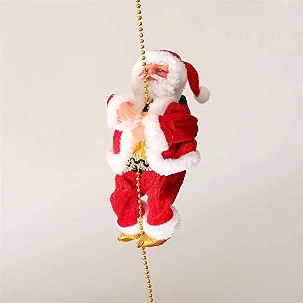 Pere Noel Grimpeur Automate,Santa Claus Musical Climbing Rope,2026