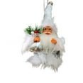 thumbnail image 1 of Santa Claus Ornament, Christmas Tree Decorations, Hanging Santa with Gift Bag for Holiday Home Table Decor, Festive Figurine for Mantle Shelf and Tree, 1 of 6