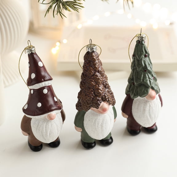 Santa Claus Ornaments Christmas Tree Decorations, Holiday Pendant Decor for Home Setting and Mantel Display, Family Gathering and Stocking Stuffer Gifts, Desktop Ornaments for Seasonal Akmoler