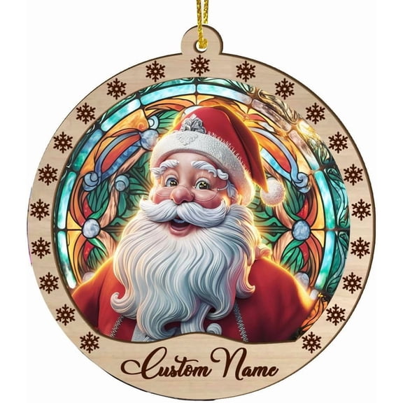 Santa Claus Ornaments, JocideaS Santa Claus Christmas Ornaments, Christmas Tree Ornaments, Santa Decorations for Tree, Santa Claus Gifts, Merry Christmas rpp1TL (Santa Claus-s085)