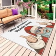 thumbnail image 1 of Santa Claus Outdoor Rug 5x7 Ft, Non Slip Washable Area Rug, Funny Winter Christmas Red Patio Rugs Carpet Runner, Large Floor Mat for Indoor/Outdoor Deck Porch Camping, 1 of 8