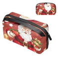 thumbnail image 1 of Santa Claus Oxford Cloth Waterproof USB Pouch with Hard Drive Cases, Hard Drive Bag, Charger Storage Organizer, Cable Organizer Clips - 5.9x9.44x3.14 in, 1 of 6