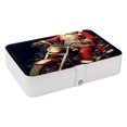thumbnail image 1 of Santa Claus PU Leather Jewelry Display Organizer Box with Removable Compartment, Portable Jewelry Organizer, 1 of 6