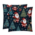 thumbnail image 1 of Santa Claus Pillow Covers Inserts Set of 2, Bed Pillow with Unique Patterns,for Home and Office Decor, Available in 16x16, 18x18, and 20x20 Inches, 1 of 6