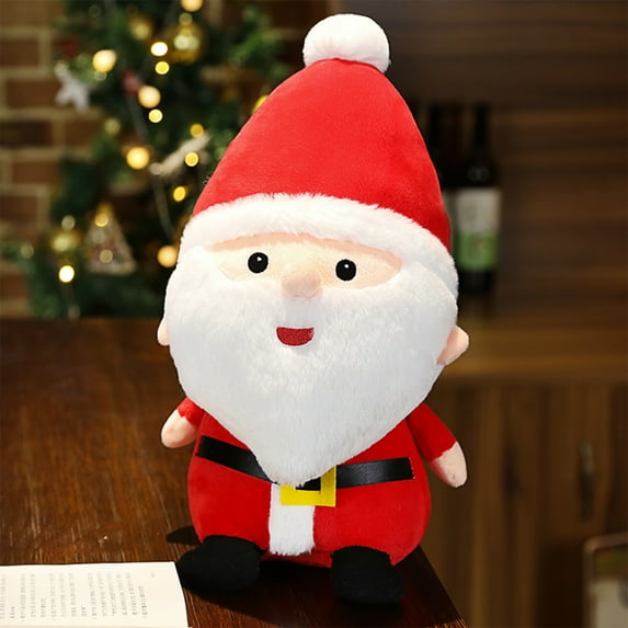 Santa Claus Plush Toy, Christmas Stuffed Toy, Christmas Pillow, Christmas Stuffed Decorative Toy Prop, Christmas Children's Toddler Toy Gift 9.8in