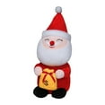 thumbnail image 1 of Santa Claus Plush Toy - Soft Christmas Decoration with Gift, Sock or Lucky Bag Style – Festive Holiday Ornament and Cuddly Gift for Kids and Adults, 1 of 5