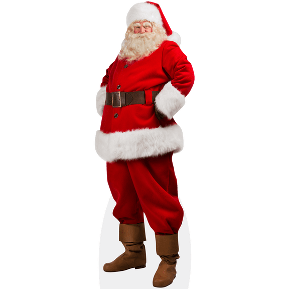 Santa Claus (Red Outfit) Lifesize Cardboard Cutout Standee