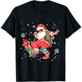 thumbnail image 1 of Santa Claus Riding Skateboard Skater Skateboarding Christmas T-Shirt, 1 of 3