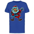 thumbnail image 1 of Santa Claus Rocking T-Shirt Men -Image by Shutterstock, Male Small, 1 of 2