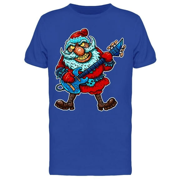 Santa Claus Rocking T-Shirt Men -Image by Shutterstock, Male x-Large