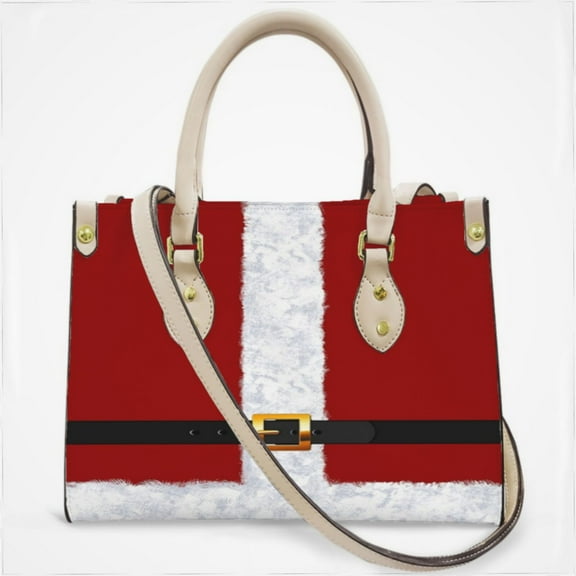 Santa Claus Suit Fashion Statement Cross Body Bags For Women Small Leather Female Handbags Fashion Top-Handle Totes