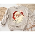 thumbnail image 1 of Santa Claus Sweatshirt,Santa Christmas Sweatshirt,Retro Santa Sweater,Candy Cane Shirt,Vintage Santa Shirt,Christmas Gift,Family Christmas, 1 of 5