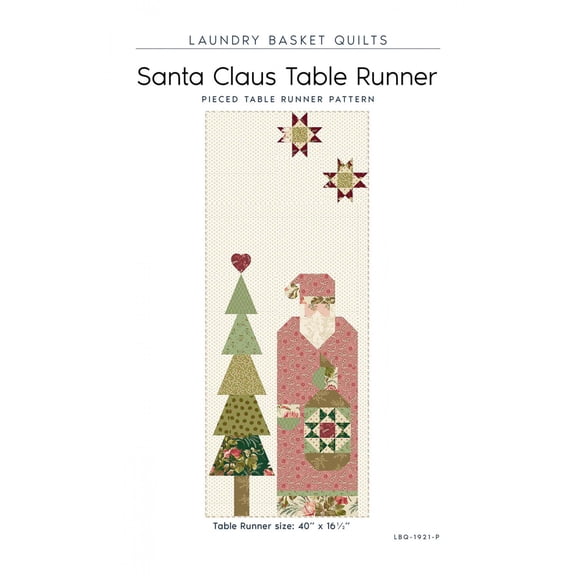 Santa Claus Table Runner Pattern by Edyta Sitar