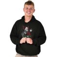 thumbnail image 1 of Santa Claus Tell Me What You Want Men's Big & Tall Graphic Hoodie Brisco Brands 2X, 1 of 3