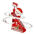 thumbnail image 1 of Santa Claus Track Slide Toy with Climbing Stairs Christmas Theme Plastic Construction for Holiday Decoration and Gift for Kids, 1 of 5