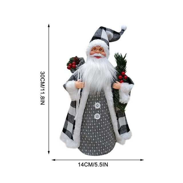 Santa Claus Tree Topper, Large Christmas Tree Topper Santa Hugger Xmas
