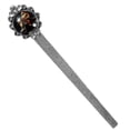 thumbnail image 1 of Santa Claus Vintage Silver Lace-Edged Bookmark: a Gift for Readers and Book Lovers, 1 of 5