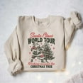 Santa Claus World Tour Rocking Around The Christmas Tree Sweat. Retro