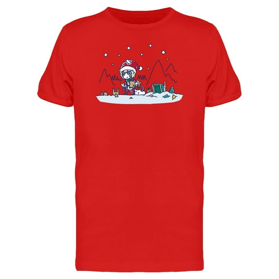 Santa Claus Young Teen T-Shirt Men -Image by Shutterstock, Male Large