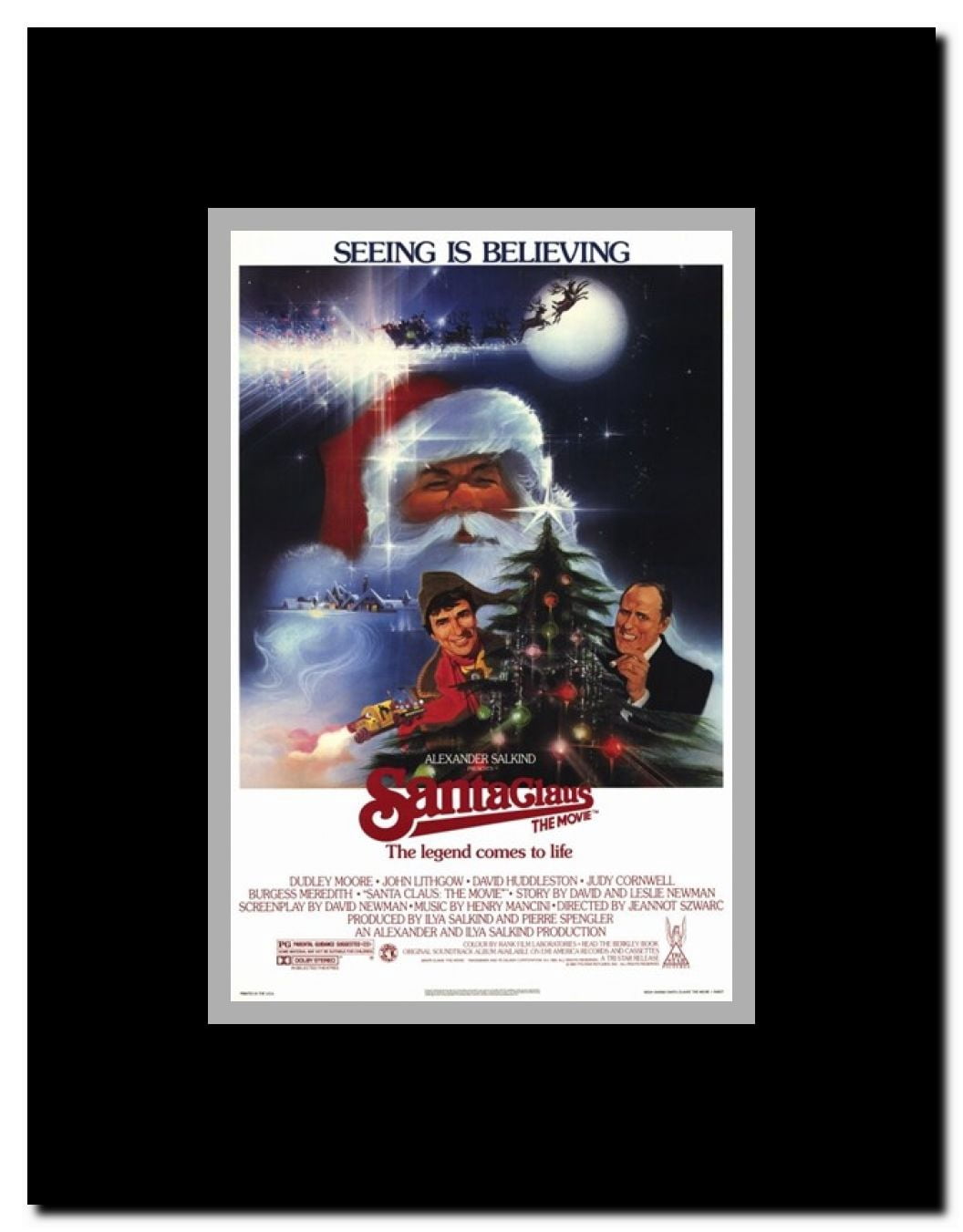 Santa Claus: the Movie Framed Movie Poster