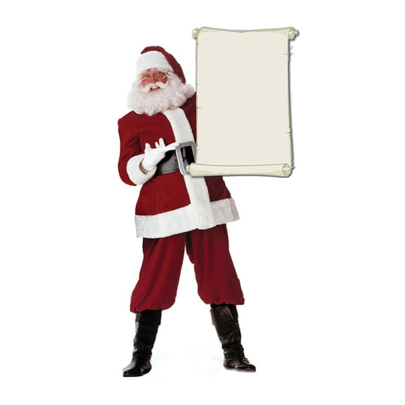 Santa Claus with Blank List