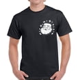 thumbnail image 1 of Santa Clause Christmas Pocket Print Tshirt Men's - S M L XL 2XL 3XL 4XL 5XL Xmas Graphic Tee - Christmas Holiday Party Tee For Guys Gift, 1 of 2