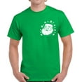 thumbnail image 1 of Santa Clause Christmas Pocket Print Tshirt Men's - S M L XL 2XL 3XL 4XL 5XL Xmas Graphic Tee - Christmas Holiday Party Tee For Guys Gift, 1 of 2