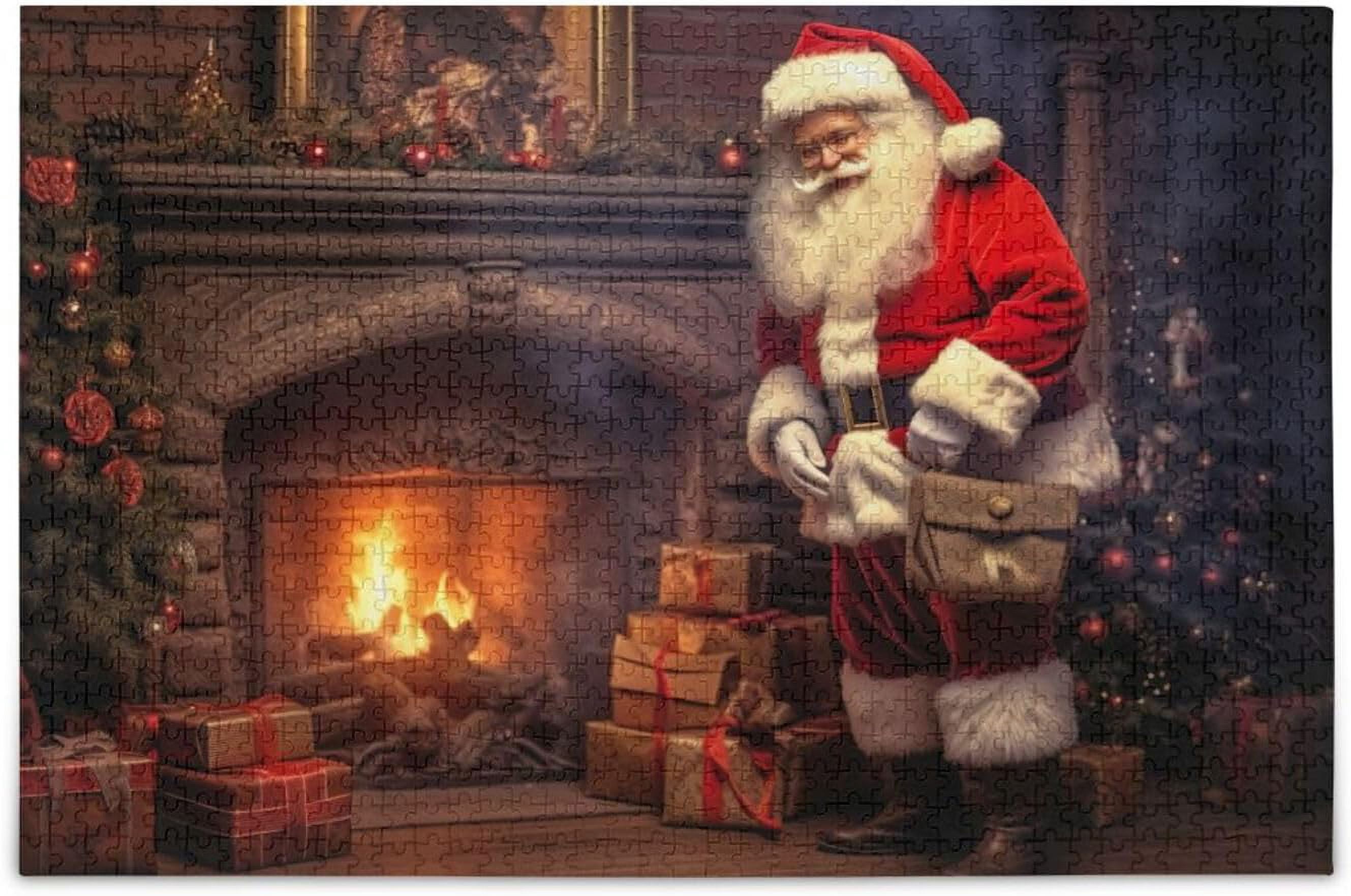 Santa Claus 1000 Piece Jigsaw Puzzle For Adults - Fun & Educational Christmas Puzzle