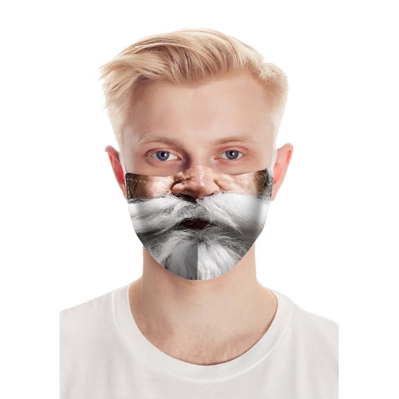 Santa Claus Beard Adult Face Mask