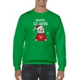 thumbnail image 1 of Santa Claws Sweatshirt Men -Smartprints Designs, Male 3X-Large, 1 of 4