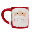 thumbnail image 1 of Santa Coffee Mug Ceramic Christmas Tea Cup for Adult and Kids 15oz, 1 of 10