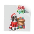 thumbnail image 1 of Santa is Coming English Springer Spaniel Merry Christmas Xmas Noel Truck Tree Cutout Transfer Sticker Springers Dog Lover Gifts Transparent Decal Art Decor - 02023, 1 of 5