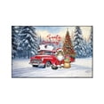 thumbnail image 1 of Santa is Coming Maine Coon Merry Christmas Xmas Noel Truck Tree Indoor Rug Cat Lover Kitten Owner Gifts Carpet Living Bed Room Sofa Home Decor - 02023, 1 of 5