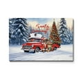 thumbnail image 1 of Santa is Coming Rhodesian Ridgeback Merry Christmas Xmas Noel Truck Tree Horizontal Matte Canvas Poster Ridgebacks Dog Lover Gifts Wall Art Home Decor - 02023, 1 of 5