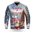 thumbnail image 1 of Santa is Coming Shiba Inu Merry Christmas Xmas Noel Truck Tree All Over Print 3D Baseball Jacket Shibas Dog Lovers Gifts Idea Bomber Jacket Softball - 02023, 1 of 6
