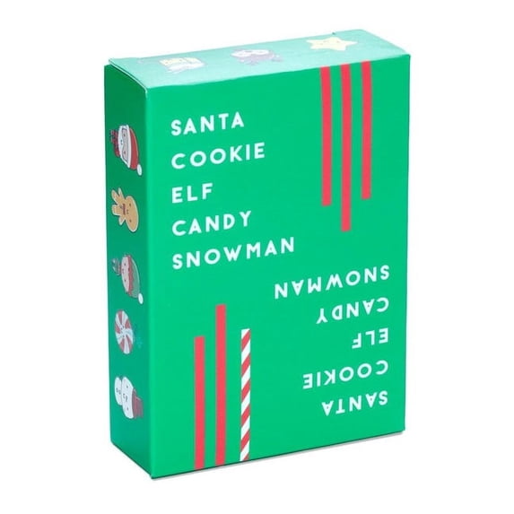 Santa Cookie Elf Candy Snowman Card Game