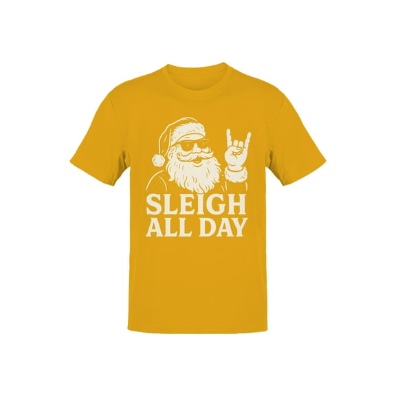 Santa Cool Sleigh All Day Men's T-shirt