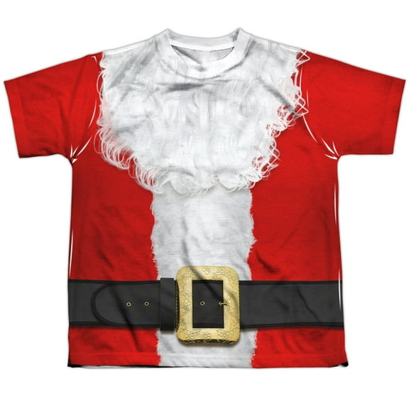 - Santa Costume - Youth Short Sleeve Shirt - Large