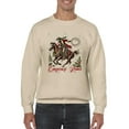 thumbnail image 1 of Santa Cowboy Rodeo Festive Men's Sweatshirt, 1 of 4