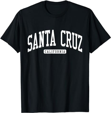 Santa Cruz California CA College University Style T-Shirt - Walmart.com