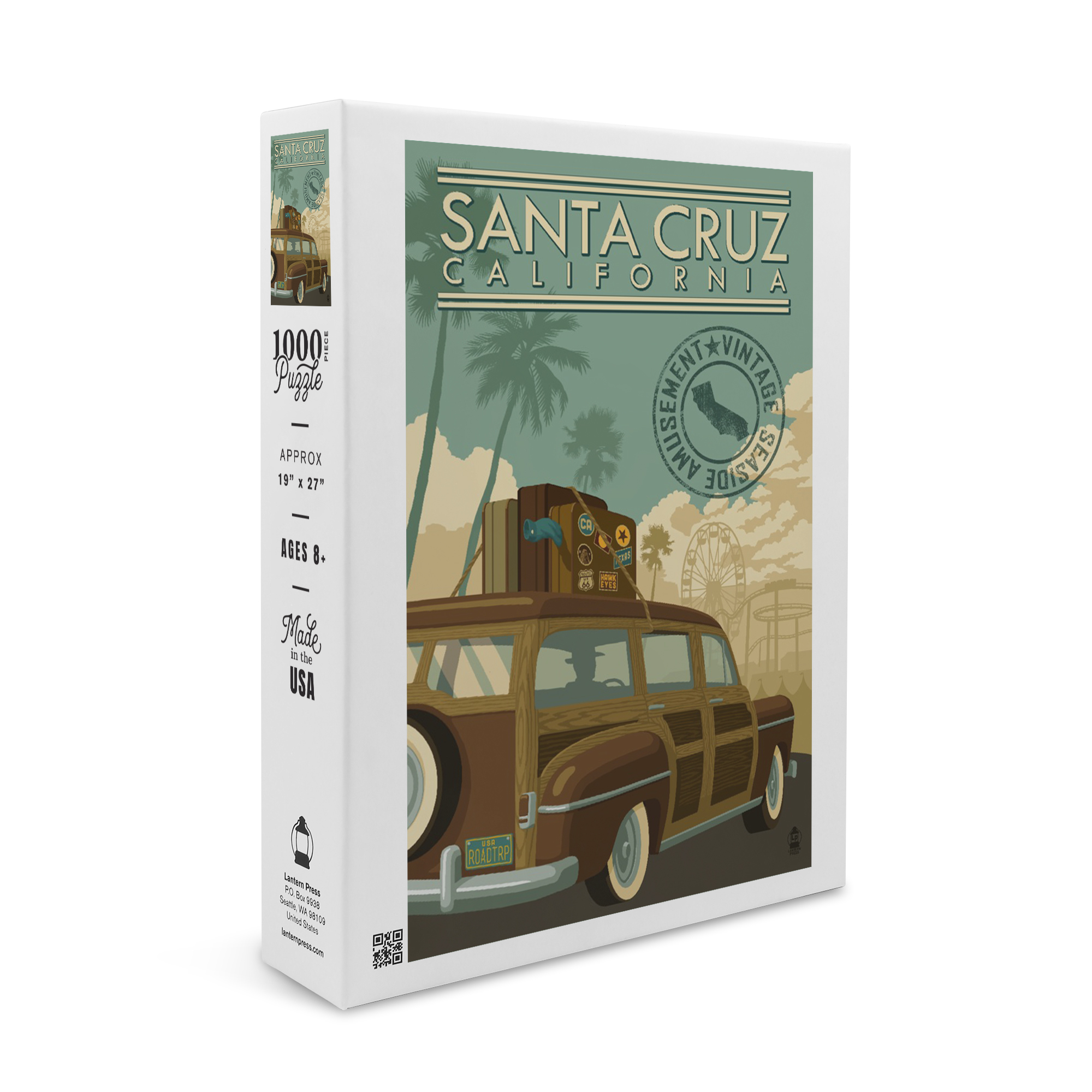Santa Cruz, California, Santa Cruz Municipal Wharf (1000 Piece Puzzle ...