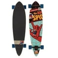 thumbnail image 1 of Santa Cruz Marvel Spiderman Longboard Skateboard Complete Blue 39x9.58, 1 of 4
