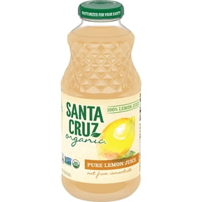 Santa Cruz Organic 100% Pure Lemon Juice, 16 Fluid Ounces