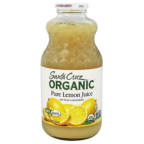 Santa Cruz Organic 100% Pure Lemon Juice, 32 Fluid Ounces