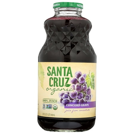 Santa Cruz Organic Fruit Juice, Organic Concord Grape, 32 Fl. Oz.