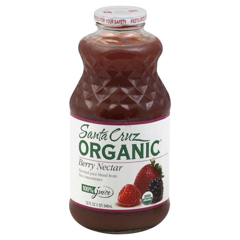 Santa Cruz Organic Juice Berry Nectar 32 Fl Oz Walmart