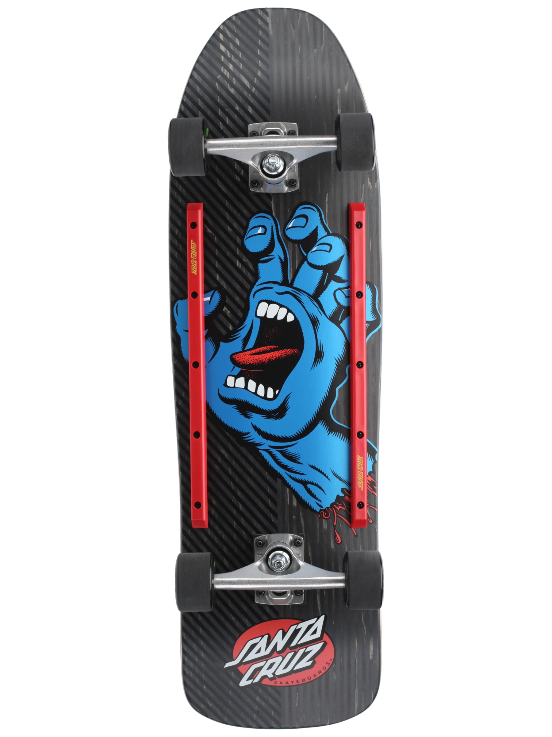 80'S SANTA CRUZ SCREAMING HAND デッドストック サンタクルーズ スクリーミングハンド チーム ライダー Tシャツ サンプル Santa Cruz Screaming Hand Check Surf Skateboard Complete 9.80 in