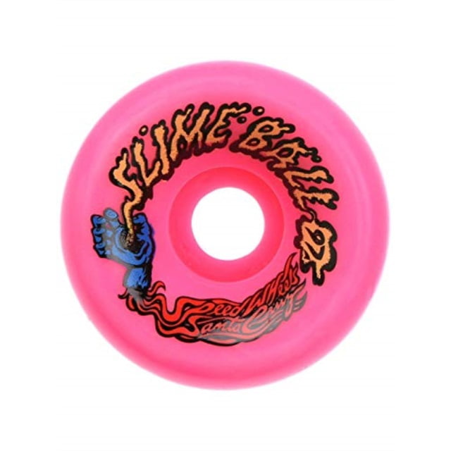 Santa Cruz Slimeballs Vomits Skate Wheels Neon Pink 60mm/97a